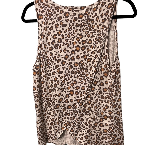 Dolan Tunic Style Sleeveless Shirt Criss Cross Back Size Medium - Picture 2 of 6